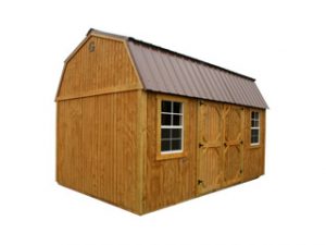 Side Lofted Barn by Graceland Portable Buildings - Unique side-entry loft design maximizes storage space efficiently